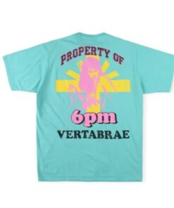 Vertabrae 6pm Yoga T-shirt Dark Color