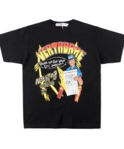 Vertabrae Nothing Without it Fire T-shirt Black