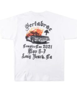 Vertabrae Nothing Without it Fire T-shirt White