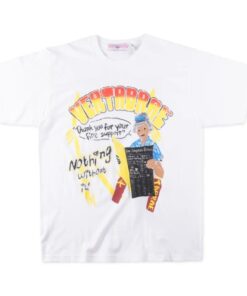 Vertabrae Nothing Without it Fire T-shirt White