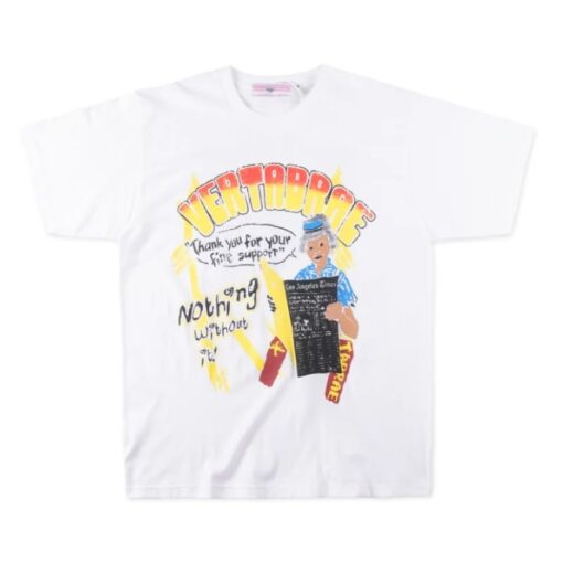 Vertabrae Nothing Without it Fire T-shirt White